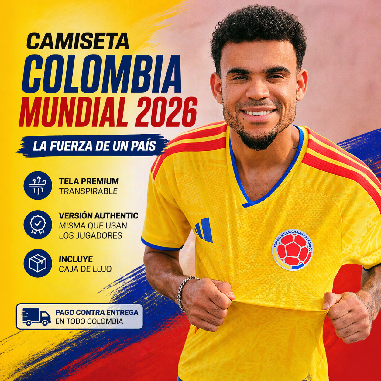 VIVE EL MUNDIAL CON LOS COLORES DE COLOMBIA ⚽