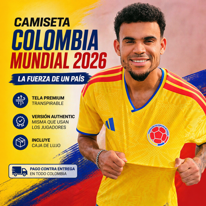 VIVE EL MUNDIAL CON LOS COLORES DE COLOMBIA ⚽